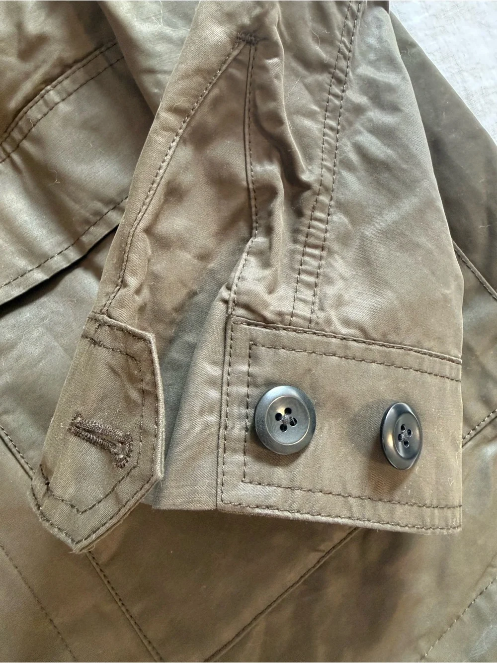 Banana Republic Water-Resistant Waxed Cotton Field Jacket 746130